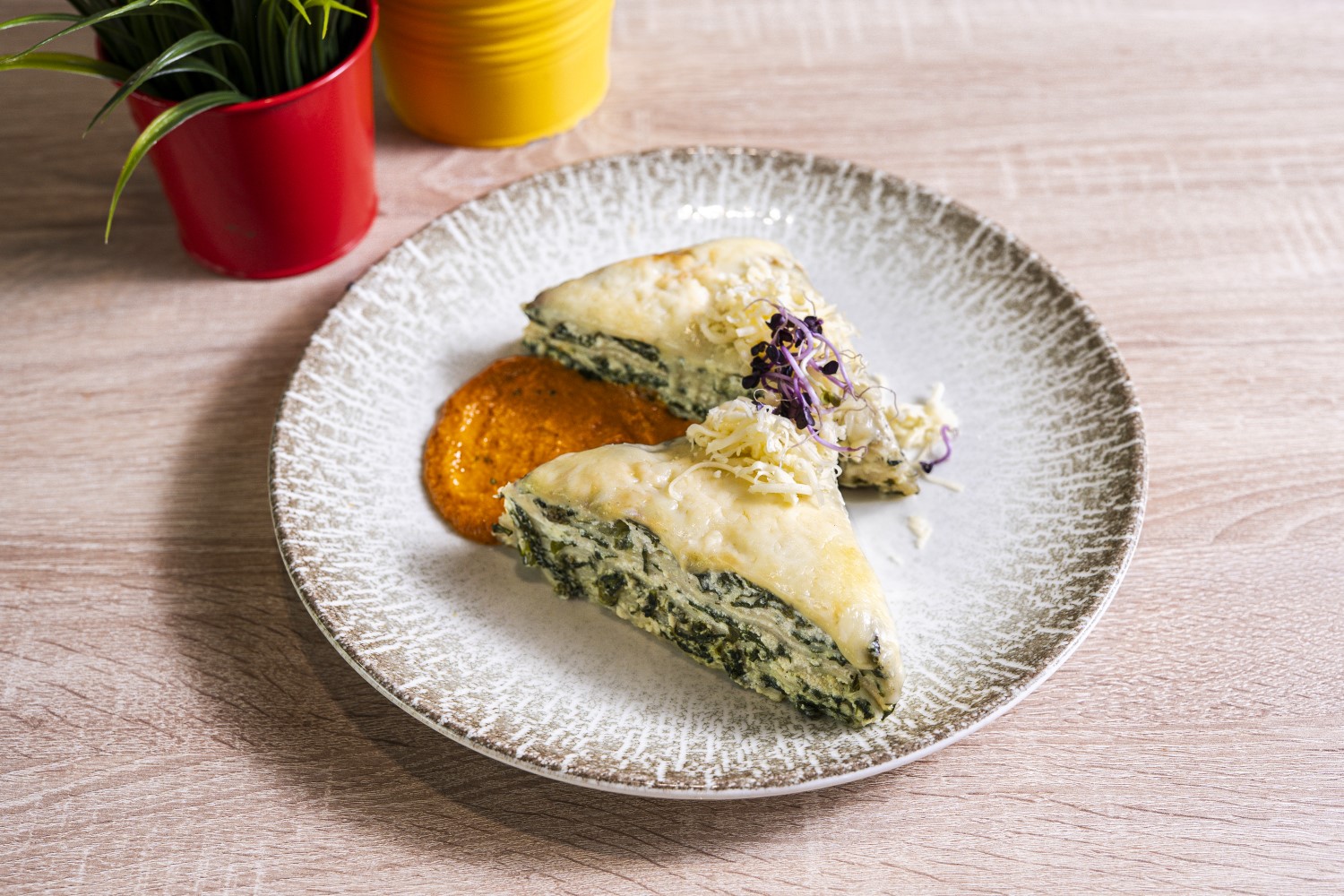 Spenótos-ricottás palacsinta lasagne